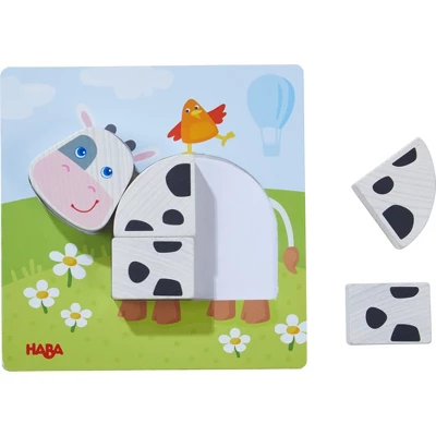 HABA On The Farm Beginner Pattern Blocks Puzzle - Ages 18 Months + - Image 5