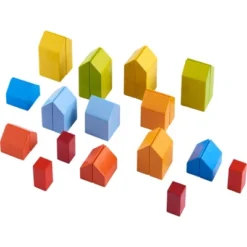 HABA 3D Arranging Game Creative Stones With 28 Wooden Blocks