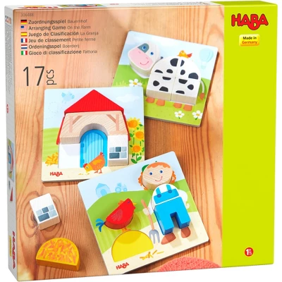 HABA On The Farm Beginner Pattern Blocks Puzzle - Ages 18 Months + - Image 8
