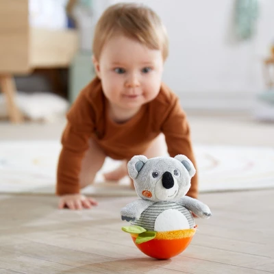 HABA Roly Poly Koala Soft Wobbling & Chiming Baby Toy - Image 4