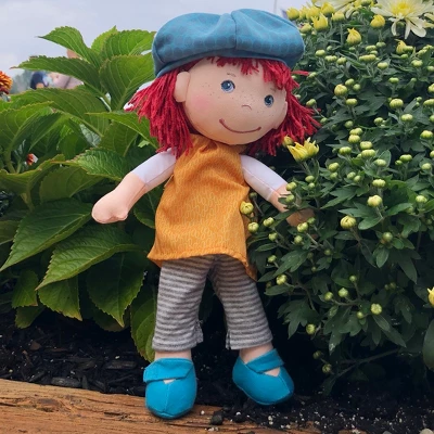 HABA Freya 12" Machine Washable Soft Doll With Red Hair - Image 3