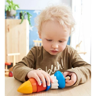 HABA Threading Game Rocket Dexterity Toy For Ages 2+ (Made In Germany) - Image 2