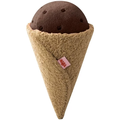 HABA Biofino Ice Cream Venezia - 2 Pretend Play Plush Cones With Reversible Scoops (4 Flavor Combos) - Image 6