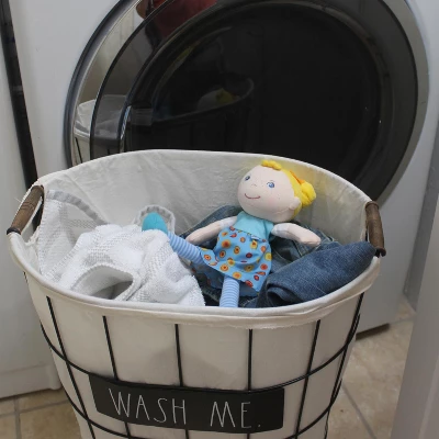 HABA Snug Up Edda - 10" Soft Doll With Fuzzy Blonde Hair And Embroidered Face - Image 2