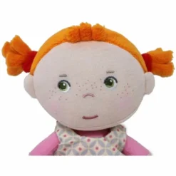 HABA Snug Up Roya - 10" Soft Doll With Fuzzy Red Pigtails And Embroidered Face