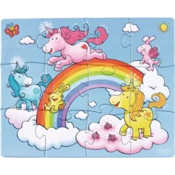 HABA Unicorn Glitterluck Set Of 3 Jigsaw Puzzles