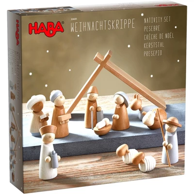 HABA Nativity Scene 12-Piece Set (Made In Germany) - Image 8