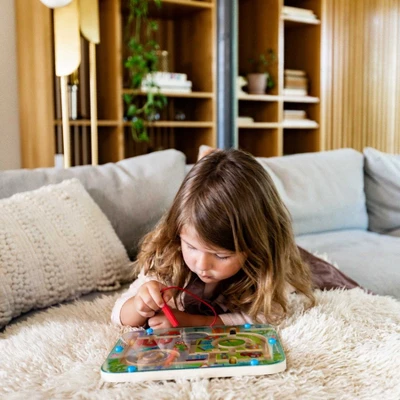 HABA Town Maze Magnetic Puzzle Game - Learning & Education Toys For Preschoolers - Image 2