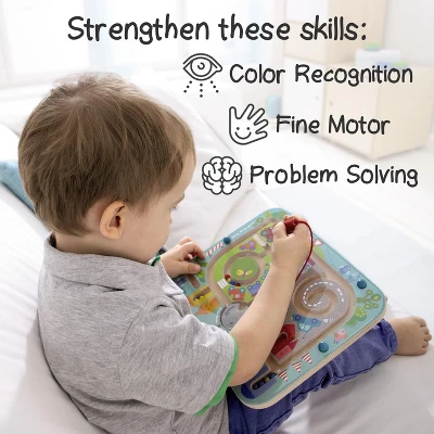 HABA Town Maze Magnetic Puzzle Game - Learning & Education Toys For Preschoolers - Image 6