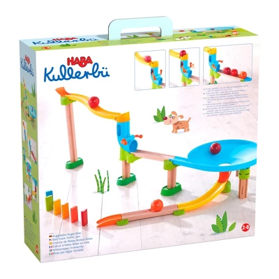 HABA Kullerbu Traffic Jam Ball Track 33 Piece Set With Funnel - Image 8