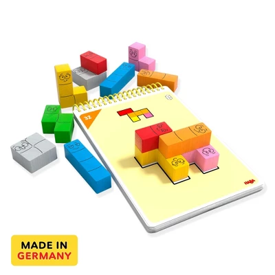 HABA Logic! Games:Happy Worms - Solo Brain Teaser Puzzling Game - Image 2