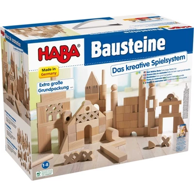 HABA Basic Building Blocks 102 Piece Extra Large Wooden Starter Set (Made In Germany) - Image 10