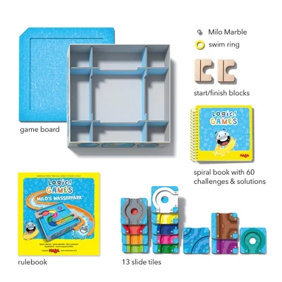 HABA Logic! Games: Splash Labyrinth - Milo's Waterpark Dexterity Maze Game - Image 4