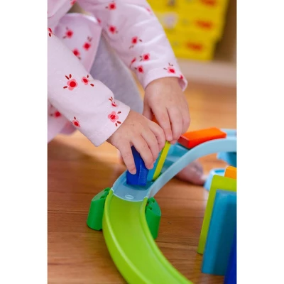 HABA Kulllerbu Kringel Domino Playset - 33 Piece Ball Track Starter Set - Image 4