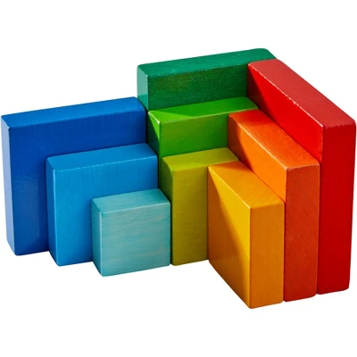 HABA Rainbow Cube - 3D Arranging Game (Made In Germany) - Image 3