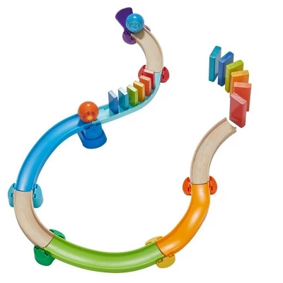 HABA Kulllerbu Kringel Domino Playset - 33 Piece Ball Track Starter Set - Image 2