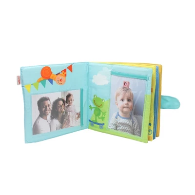 HABA My First Photo Album - Soft Fabric Baby Book Fits Eight 4" X 6" Photos - Image 3