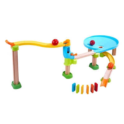 HABA Kullerbu Traffic Jam Ball Track 33 Piece Set With Funnel - Image 2
