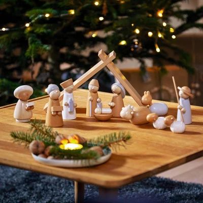 HABA Nativity Scene 12-Piece Set (Made In Germany)