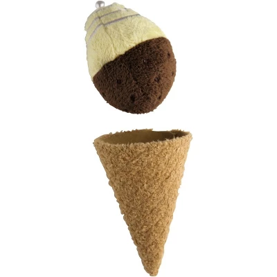 HABA Biofino Ice Cream Venezia - 2 Pretend Play Plush Cones With Reversible Scoops (4 Flavor Combos) - Image 8