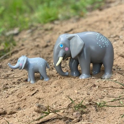 HABA Little Friends Elephant - Chunky Plastic Zoo Animal Toy Figure (4.5" Tall) - Image 3