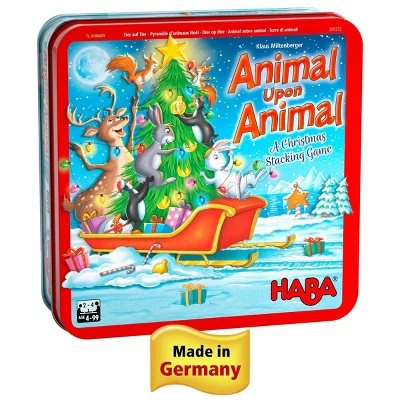 HABA Animal Upon Animal Christmas Version Wood Stacking Game (Made In Germany) - Image 7