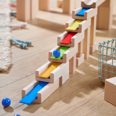 HABA Melodious Building Bricks - Wooden Marble Run Accessory - Image 3