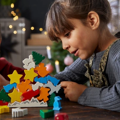 HABA Animal Upon Animal Christmas Version Wood Stacking Game (Made In Germany) - Image 2