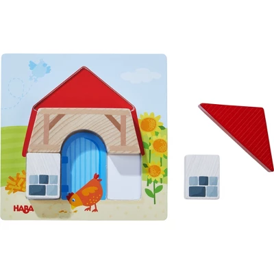 HABA On The Farm Beginner Pattern Blocks Puzzle - Ages 18 Months + - Image 7