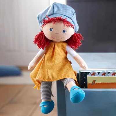 HABA Freya 12" Machine Washable Soft Doll With Red Hair - Image 5