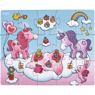 HABA Unicorn Glitterluck Set Of 3 Jigsaw Puzzles - Image 2