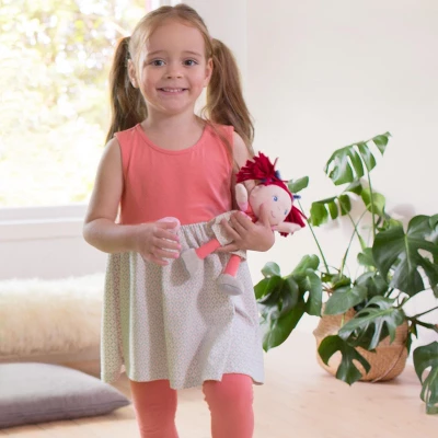 HABA Soft Doll Mirli 8" - First Baby Doll With Red Pigtails - Image 5