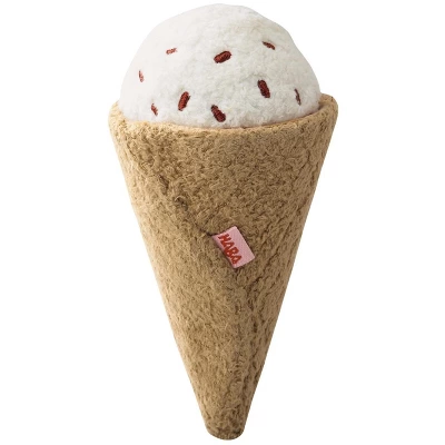 HABA Biofino Ice Cream Venezia - 2 Pretend Play Plush Cones With Reversible Scoops (4 Flavor Combos) - Image 4