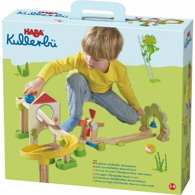HABA Kullerbu Windmill Playset - 25 Piece Ball Track Starter Set - Image 10