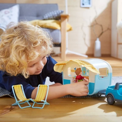HABA Little Friends Vacation Camper Play Set