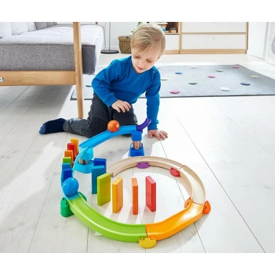 HABA Kulllerbu Kringel Domino Playset - 33 Piece Ball Track Starter Set - Image 10