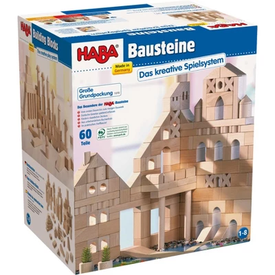 HABA Basic Building Blocks 60 Piece Large Starter Set (Made In Germany) - Image 8