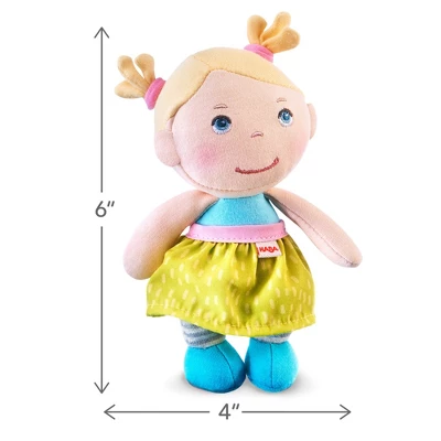 HABA Mini Soft Doll Talisa - Tiny 6" First Baby Doll From Birth And Up - Image 2