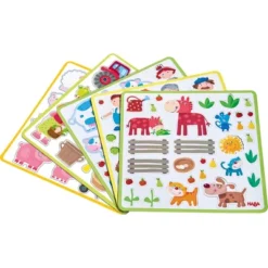 HABA Peter And Pauline's Farm Magnetic Game With 4 Background Scenes In Storage Tin