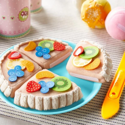 HABA Fruit Cake (Felt With Plastic Plate And Knife) - Image 2